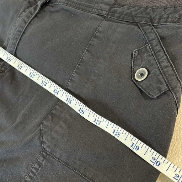 Karen Scott Cotton Blend Short Black Skort Size 10 - Picture 7 of 10
